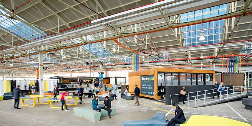 sitting area at Tonsley