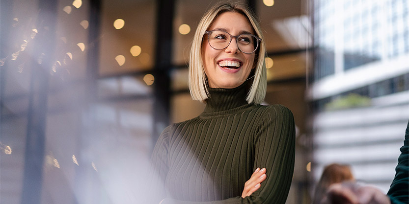 Woman Smiling