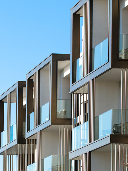 Residential building facade