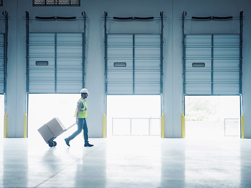 Man working in industry