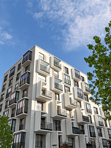 Residential building facade