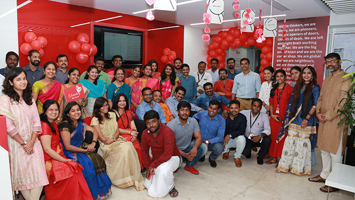 Celebration at office