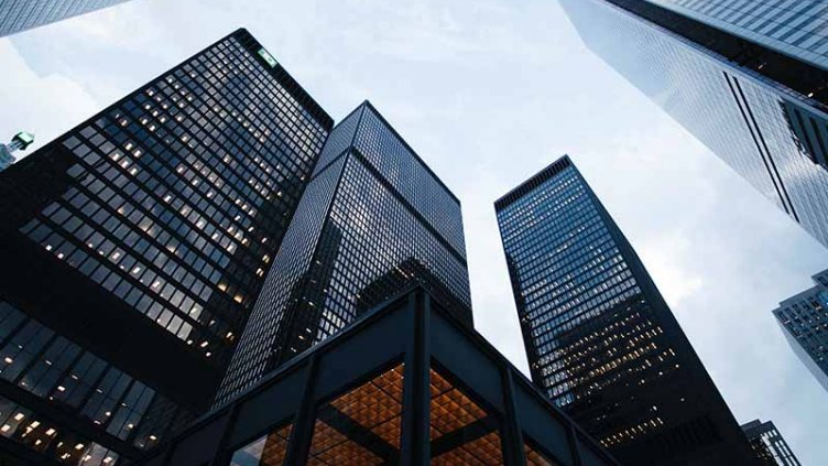 Office building from low angle