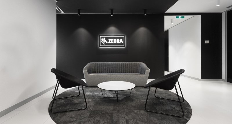 Zebra Technologies reception area