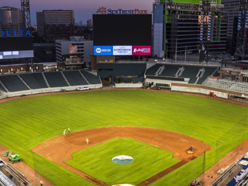 Inside view of stadium 