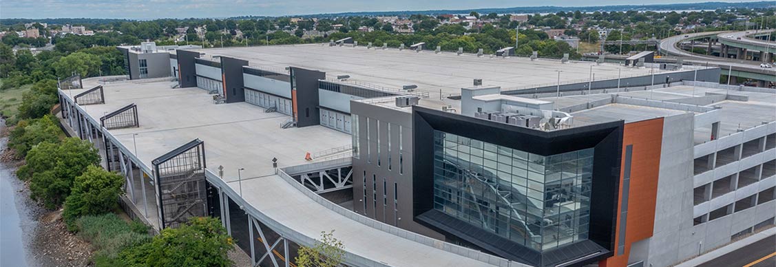 Industrial building outside view