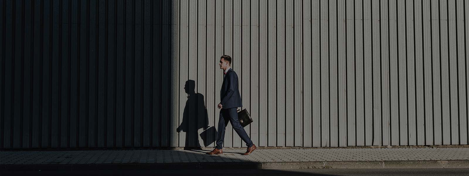 A man going to the office