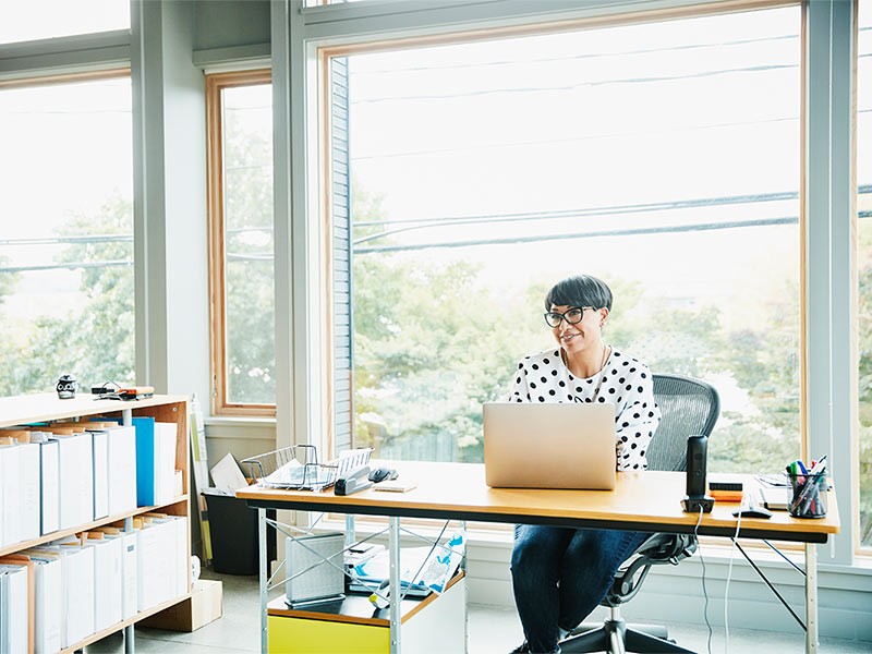 Technology used in office meeting room and somebody opening it, single person cabin